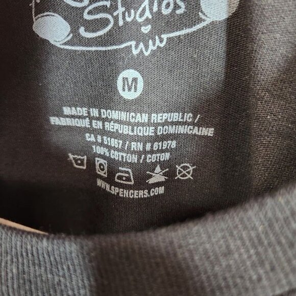 NWT Gus Fink Studios You Just Wait‎ T-shirt in Black - Size Medium - Picture 6 of 7